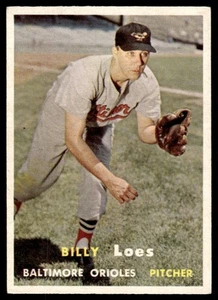1957 Topps Bill Loes Milwaukee Braves #244 - Bild 1 von 2