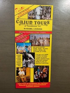 Vintage Cajun Tours Terrebonne Inc Brochure Houma Louisiana B46 - Picture 1 of 3