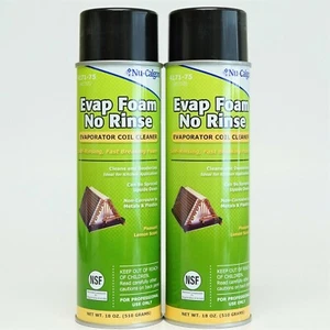 Nu-Calgon 4171-75 Evap Foam No Rinse Evaporator Coil Cleaner, 18 oz. (Pack of 2) - Picture 1 of 1