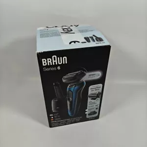 Afeitadora eléctrica Braun Series 6 6072CC para hombre piel sensible cuidado inteligente húmedo o seco - Imagen 1 de 6