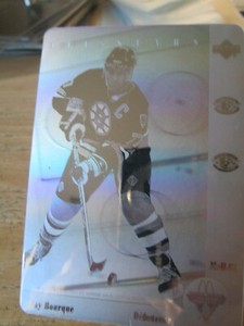 1991-92 McDONALD'S UPPER DECK HOCKEY, HOLOGRAM, RAY BOURQUE, C #McH-03