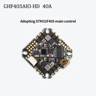 JMT GHF405AIO-HD 40A  AIO Flight Controller F405 F4 OSD ESC For RC FPV Drone - Image 1 of 4