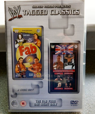 WWE Tagged Classics  THE FAB 4 & ONE NIGHT ONLY. 2 DVD  VGC..K9 - Image 1 of 2