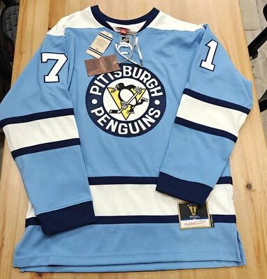 Mitchell & Ness НХЛ хоккей Джерси пингвины 2008 зима классический Малкин средний новый с Ярлыками - Изображение 1 из 4