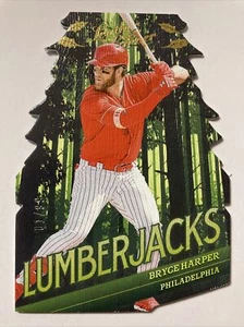 Bryce Harper 2019 Panini Leather & Lumber LUMBERJACKS Numbered 1/99 rare (2509) - Picture 1 of 3