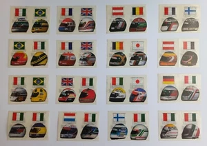 16 adesivos Capacetes Pilotos Fórmula 1 - Picture 1 of 6