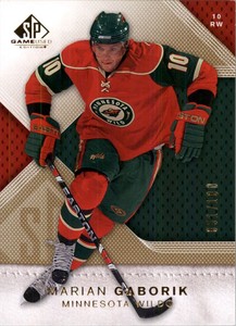 2007-08 SP Game Used Gold #51 Marian Gaborik /100