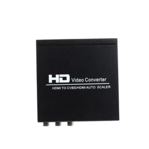 HDMI zu HDMI AV CVBS Composite Video Audio Konverter Scaler Adapter PC zu TV - Bild 1 von 8
