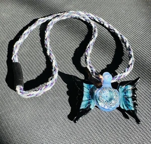 ⚡️RARE⚡️ Collaboration Pendant/Crushed Opal/ Opal / Dichroic UV Heady Rope Inc. - Picture 1 of 12