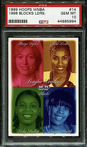 1999 HOOPS WNBA LISA LESLIE *HOF* 1/1 PSA 10 GEM MINT ***RARE*** (BLOCK LEADERS)
