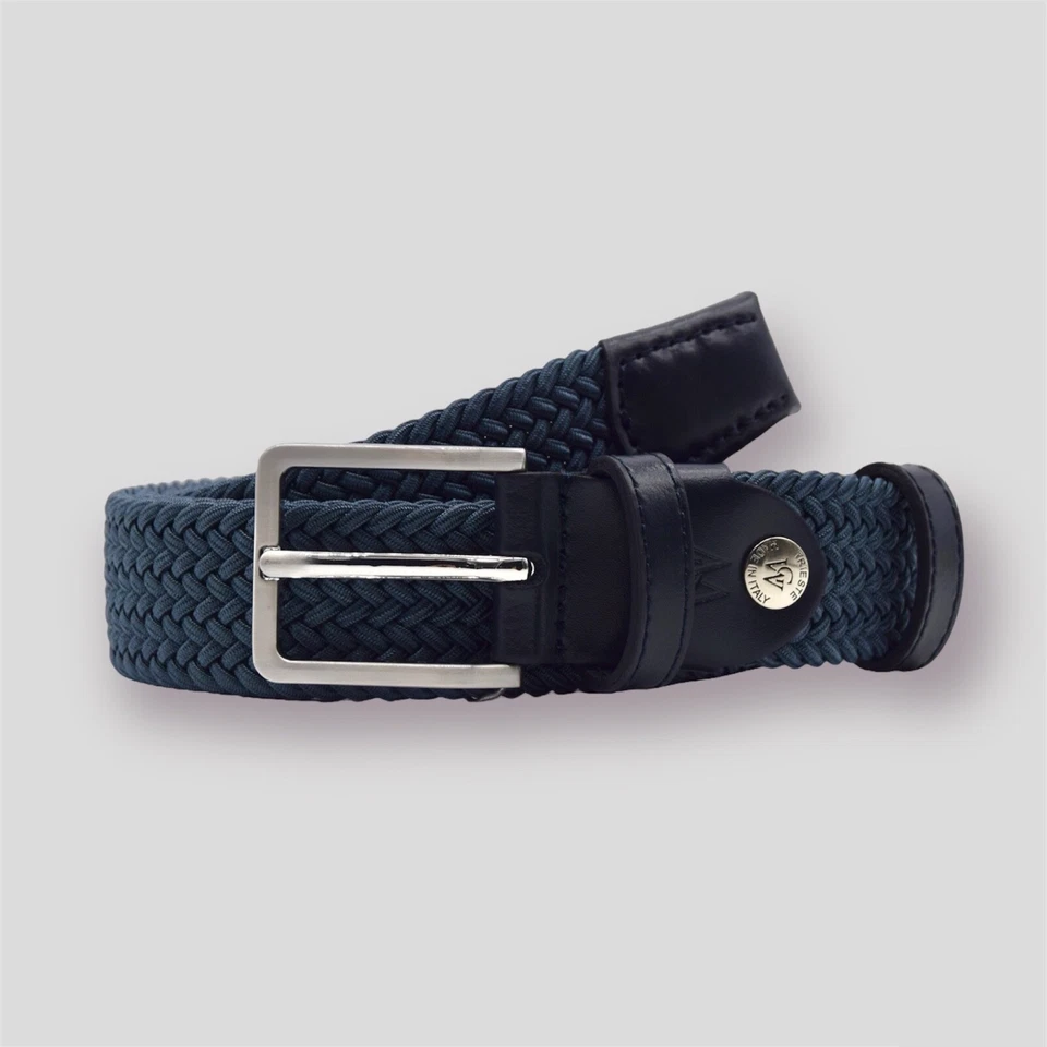 Cintura uomo donna elastica stretch intrecciata regolabile - Immagine 1 di 1