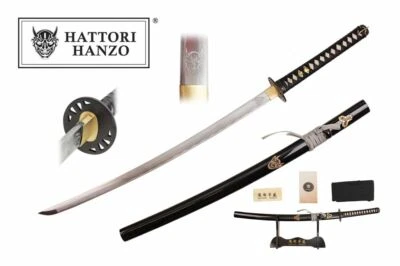 Espada Katana Samurai 40" 1045 Acero al Carbono Bill's Demon Kill Bill Hattori Hanzo Foto 1 de 4