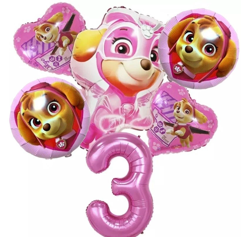 Paw Patrol Party Supplies Chase Balloon Decoration Bouquet 1st