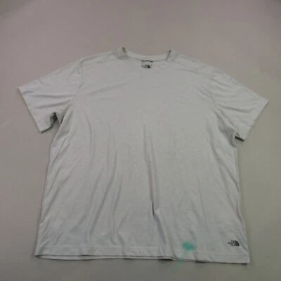 Camisa North Face Para Hombre 2XL Manga Corta Cuello Redondo Gris Ligera Foto 1 de 4
