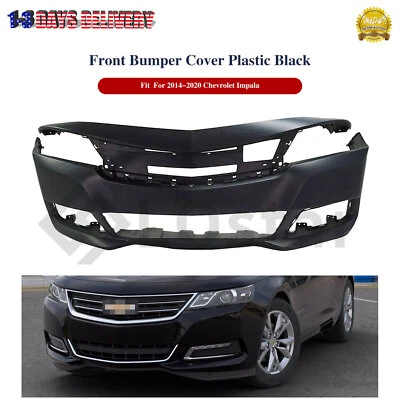 New Front Bumper Cover Black For 2014-2020 Chevrolet Impala LT Primed - Image 1 of 4