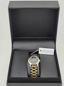 $995 MSRP | Movado Women’s Classic Museum Black Dial Quartz Watch - 2100018 NEW - Picture 1 of 4
