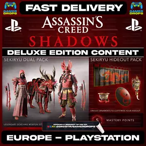 Assassins Creed Shadows DELUXE EDITION CONTENT - EUROPE - PLAYSTATION - Picture 1 of 1