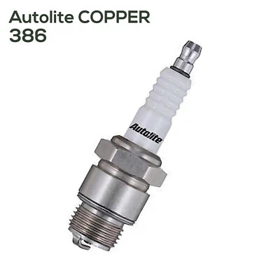 Autolite 386 铜芯火花塞 适合别克凯迪拉克 Checker 雪佛兰 — 第 1/2 张图片