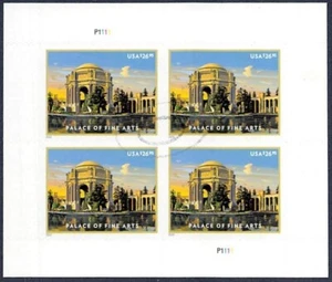 CANCELED POSTAL COUNTERFEIT SHEETLET FOR STUDY $26.95 Palace of Fine Arts - Picture 1 of 1