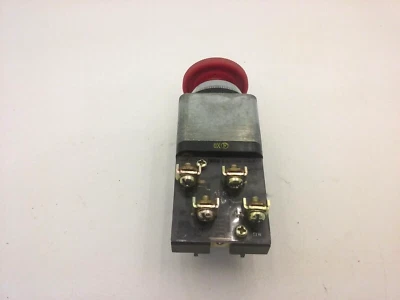 FUJI AH30 COMMAND SWITCH EMERGENCY E-STOP  1NO 1NC RCa470 CONTACT BLOCK - Image 1 of 4