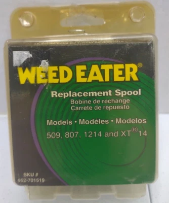Carrete de repuesto Weed Eater 50' x 0,065" 952-701519 para 1214 XT 14 414 509 807 Foto 1 de 4