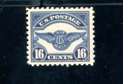 USAstamps Unused FVF US 1923 Airmail Emblem Scott C5 OG MHR - Image 1 of 2