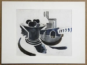 Georges Braque Mandolin and Fruit Dish Original Collotype limt ed 63 of 330 1963 - Picture 1 of 1