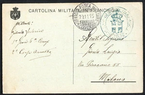 PRIMERA GUERRA MUNDIAL - ITALIA - FRANQUICIA USADA (1510-127) - Imagen 1 de 2