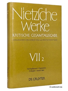 Nietzsche Werke: Nachgelassene Fragmente (Kritische Gesamtausgabe, Band VII,2) - Bild 1 von 1