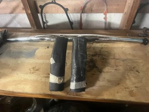 Chrome 10" Chopper T-Bar Handlebars 1-1/2" Big Buffalo Bars for Harley 0601-4315 - Bild 1 von 1