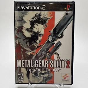 Metal Gear Solid 2 Sons of Liberty PlayStation 2 PS2 CIB Komplett! - Bild 1 von 4