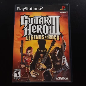 Guitar Hero III Legends of Rock PS2, CIB, with Manual, Tested & Working - Picture 1 of 17