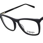 Męskie czarne kwadratowe okulary | Kwadratowa ramka Vintage Oprawka okularów na prezent (M07)
