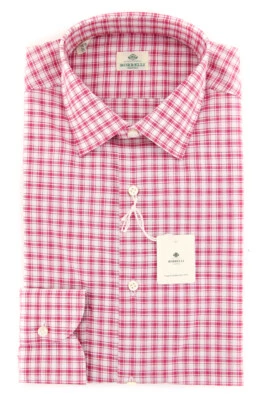 Camisa Luigi Borrelli Rosa - Delgada - (EV062321AL10) Foto 1 de 4