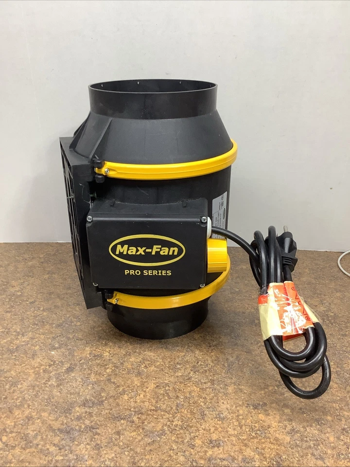 6 " Can Fan Max Fan PRO SERIES 3-Speed - inline exhaust blower ventilation hydro - Image 1 of 4