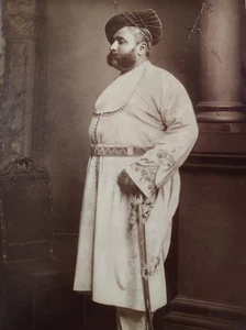 FOTO RARA, DEEN DAYAL MAHARAJA DE KOLHAPUR, INDIA - Imagen 1 de 2