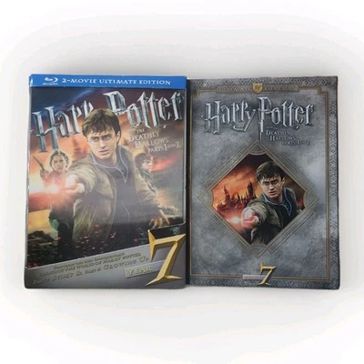 Harry Potter and the Deathly Hallows PART 1-2 Ultimate Edition Disc Blu-ray  - Image 1 of 4