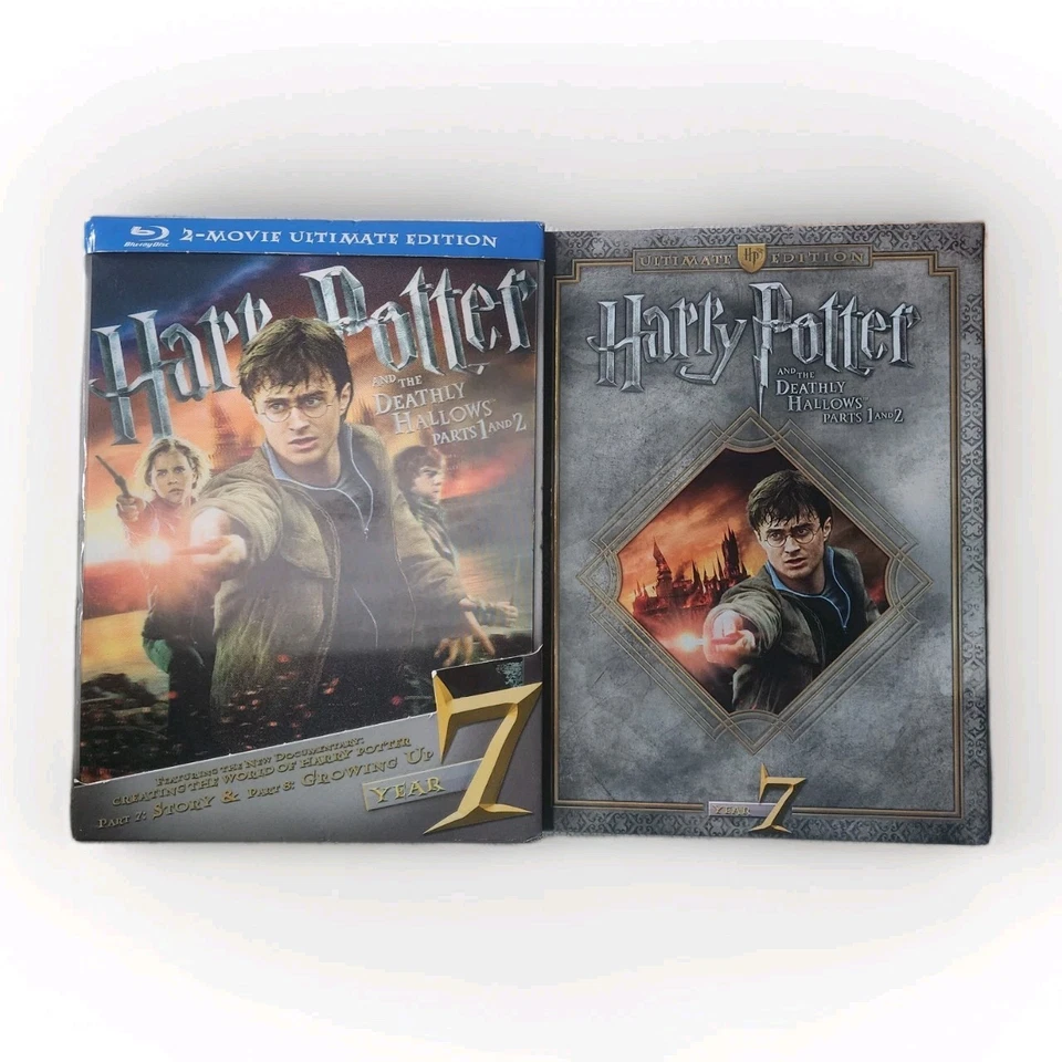 Harry Potter and the Deathly Hallows PART 1-2 Ultimate Edition Disc Blu-ray  - Image 1 of 4
