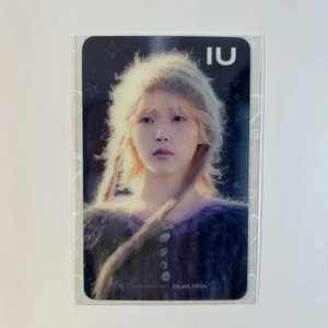 IU dlwlrma Transparent Photocard Authentic Made In Korea Kpop Photo Card 🍊 - Picture 1 of 2