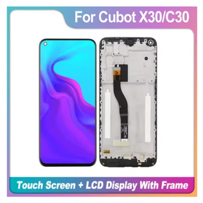 LCD Display+Touch Screen Digitizer Assembly For Cubot X30 /Cubot C30 With Frame - Image 1 of 2