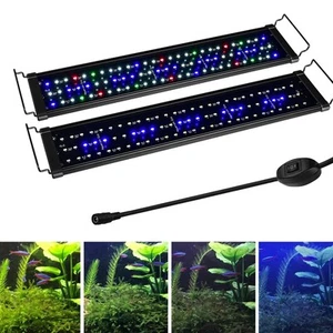 KZKR Aquarium Light Full Spectrum Fish Tank Light 24-32 inch 20 15 Gallon Tan... - Picture 1 of 9