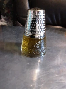 Avon Charisma Cologne Golden Thimble Decanter 2 oz. - Picture 1 of 2
