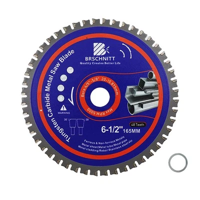 BRSCHNITT Kreissägeblatt Sägeblatt Holz Ø165mmSchneiden von Eisen und Holz