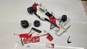 (Partly Made/Damaged) Tamiya Mclaren Honda MP4/5B Plastic Model Kit 1/20 Scale - Picture 1 of 24