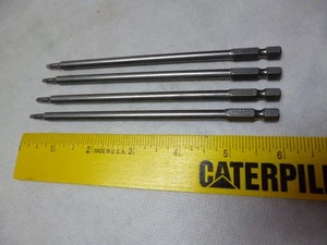 4PC. #1 SQUARE DRIVE ROBERTSON R1 6" LONG WORKS WITH KREG JIG POCKET HOLE SCREWS - Picture 1 of 4