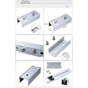8 Pieces Solar Panel Bracket Connectors Aluminum Alloy 120 x 41 x 30 mm - Picture 1 of 8
