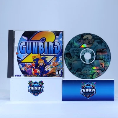 Gunbird 2 W/ Manual - No Rear Art - Sega Dreamcast - Image 1 of 4