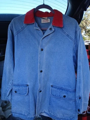 Chaqueta vaquera vintage de camión de reparto Coca-Cola Foto 1 de 4