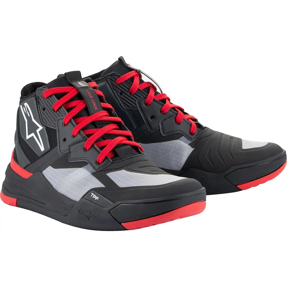 Zapatos de vuelo de velocidad Alpinestars negros/rojos brillantes/blancos 34549448 Foto 1 de 1