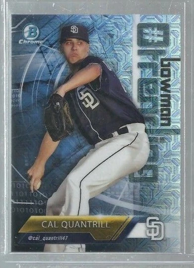  2018 Bowman Chrome Mega Box Hashtag Trending Ref #CQ Cal Quantrill (ref34982) - Image 1 of 1